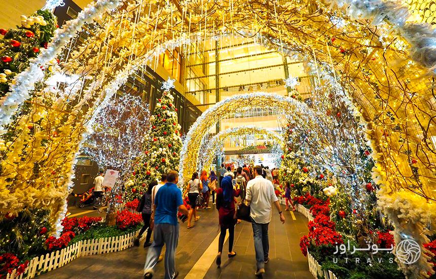 خیابان های گرجستان در شب کریسمس streets of Georgia on Christmas Eve